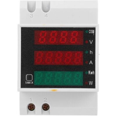 SANS MARQUE Compteur Électrique Multifonction D52-2047, Facteur De Puissance De Tension De Courant À Affichage Numérique Ac200 450v - Publicité SANS MARQUE Compteur Électrique Multifonction D52-2047, Facteur De Puissance De Tension De Courant À Affichage Numérique Ac200 450v - Publicité