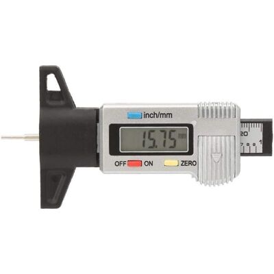 MOXIE Jauge De Profondeur D'Inspection D'Échelle De Pneu Numérique Lcd Professionnel Dans 0-25.4mm Outil De Mesure D'Inspection De Bande De Roulement 0.01mm - Publicité MOXIE Jauge De Profondeur D'Inspection D'Échelle De Pneu Numérique Lcd Professionnel Dans 0-25.4mm Outil De Mesure D'Inspection De Bande De Roulement 0.01mm - Publicité