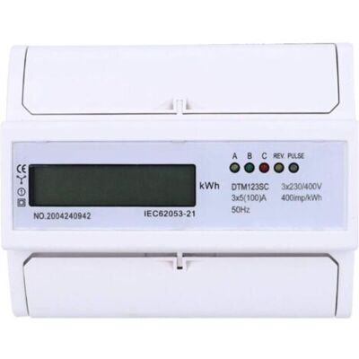OEM 230 / 400v 5-100a Compteur Électrique Numérique Kwh Consommation D'Énergie Compteur Triphasé Kwh Avec Écran Lcd - Publicité OEM 230 / 400v 5-100a Compteur Électrique Numérique Kwh Consommation D'Énergie Compteur Triphasé Kwh Avec Écran Lcd - Publicité
