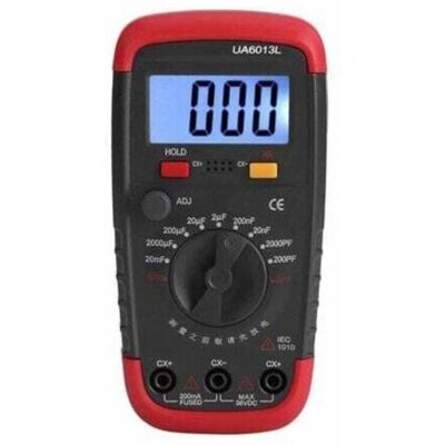 ABYSSE Capacimètre Professionnel, Testeur De Capacité Numérique 0,1 Pf - 20000uf, Avec Compteur De Capacité À Rétroéclairage Lcd - Publicité ABYSSE Capacimètre Professionnel, Testeur De Capacité Numérique 0,1 Pf - 20000uf, Avec Compteur De Capacité À Rétroéclairage Lcd - Publicité