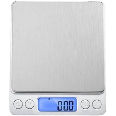 Melissa Balance De Cuisine Numérique Mini De Poche En Acier Inoxydable, Balance Électronique De Précision For Bijoux, Pesée Au Gramme Près (0,01 G / 500 G) - Publicité Melissa Balance De Cuisine Numérique Mini De Poche En Acier Inoxydable, Balance Électronique De Précision For Bijoux, Pesée Au Gramme Près (0,01 G / 500 G) - Publicité