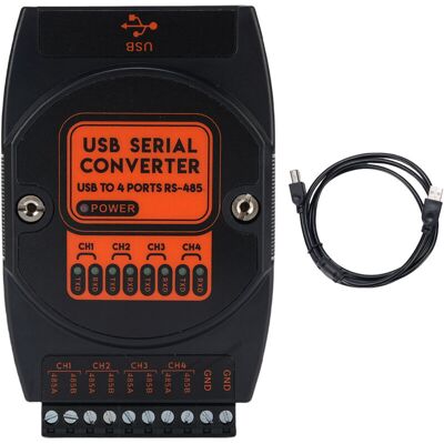 MOXIE Convertisseur Numérique Isolé Usb Vers Série 485 À 4 Voies, Conception À Clip Arrière, Qualité Industrielle - Publicité MOXIE Convertisseur Numérique Isolé Usb Vers Série 485 À 4 Voies, Conception À Clip Arrière, Qualité Industrielle - Publicité