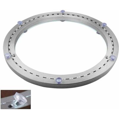 Scotch Plateau Pivotant En Métal Ø35cm – Rotation 360° – Acier Inoxydable – Capacité De Charge 300 Kg – Installation Facile - Publicité Scotch Plateau Pivotant En Métal Ø35cm – Rotation 360° – Acier Inoxydable – Capacité De Charge 300 Kg – Installation Facile - Publicité