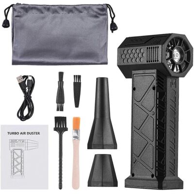 FLAMMKRAFT Souffleur D'Air Électrique, Moteur Sans Balais 130 000 Tr/min, Vitesse De Ventilation Réglable En Continu, Ventilateur Turbo Intégré 213 - Publicité FLAMMKRAFT Souffleur D'Air Électrique, Moteur Sans Balais 130 000 Tr/min, Vitesse De Ventilation Réglable En Continu, Ventilateur Turbo Intégré 213 - Publicité