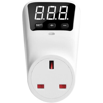 FLAMMKRAFT Prise De Protection Automatique Numérique Contre Les Surtensions 13 A Avec Affichage Lcd - Publicité FLAMMKRAFT Prise De Protection Automatique Numérique Contre Les Surtensions 13 A Avec Affichage Lcd - Publicité