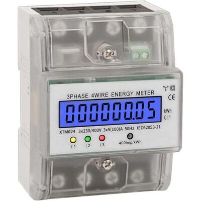 OEM Compteur Délectricité Affichage 5-100 A, Intelligent Compteur Electrique Consommation Sous Compteur Électrique Triphasé Électrique Avec Lcd Numérique - Publicité OEM Compteur Délectricité Affichage 5-100 A, Intelligent Compteur Electrique Consommation Sous Compteur Électrique Triphasé Électrique Avec Lcd Numérique - Publicité