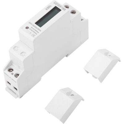 OEM Compteur D'Énergie Électronique 5-20 A, Monophasé, 220 V, Lcd Numérique, Montage Sur Rail Din - Publicité OEM Compteur D'Énergie Électronique 5-20 A, Monophasé, 220 V, Lcd Numérique, Montage Sur Rail Din - Publicité
