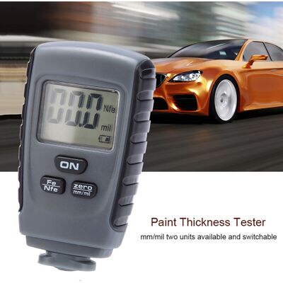 PELTOR Mini Testeur D'Épaisseur De Peinture À Écran Lcd Numérique, Jauge De Mesure De Revêtement De Voiture, Outil De Test - Publicité PELTOR Mini Testeur D'Épaisseur De Peinture À Écran Lcd Numérique, Jauge De Mesure De Revêtement De Voiture, Outil De Test - Publicité