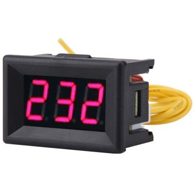 ABYSSE Voltmètre Numérique À Affichage Led De 0,36 Po, 1 Pièce, Panneau De Mesure De Tension Ca 70-380 V - Publicité ABYSSE Voltmètre Numérique À Affichage Led De 0,36 Po, 1 Pièce, Panneau De Mesure De Tension Ca 70-380 V - Publicité