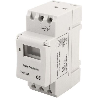 Scotch Commutateur Minuterie Numérique Programmable 20a 220-240v Rail Din Thc15a - Publicité Scotch Commutateur Minuterie Numérique Programmable 20a 220-240v Rail Din Thc15a - Publicité