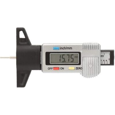 SCORPIO Jauge De Profondeur D'Inspection D'Échelle De Pneu Numérique Lcd Professionnel Dans 0-25.4mm Outil De Mesure D'Inspection De Bande De Roulement 0.01mm - Publicité SCORPIO Jauge De Profondeur D'Inspection D'Échelle De Pneu Numérique Lcd Professionnel Dans 0-25.4mm Outil De Mesure D'Inspection De Bande De Roulement 0.01mm - Publicité