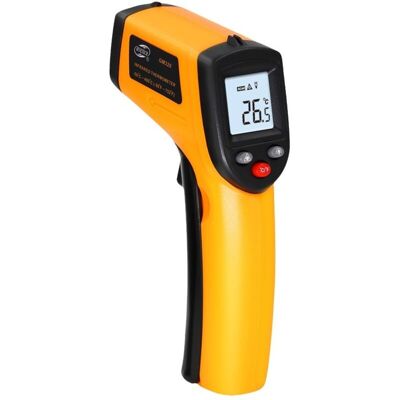 Melissa Laser Thermometre Infrarouge Pistolet Thermomètre Numérique -50-400°c Point Laser Pistolet Alimentaire Grade Professionnel (jaune) - Publicité Melissa Laser Thermometre Infrarouge Pistolet Thermomètre Numérique -50-400°c Point Laser Pistolet Alimentaire Grade Professionnel (jaune) - Publicité