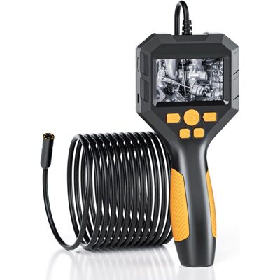 Melissa Endoscope Industriel, Caméra D'Inspection Boroscope Numérique 1080p Hd Avec Caméra Étanche 8 Mm Ip68, Caméra Canale Avec Écran Ips 2,8", Câble Semi-rigide 16,5 Ft. Publicité Melissa Endoscope Industriel, Caméra D'Inspection Boroscope Numérique 1080p Hd Avec Caméra Étanche 8 Mm Ip68, Caméra Canale Avec Écran Ips 2,8", Câble Semi-rigide 16,5 Ft. Publicité