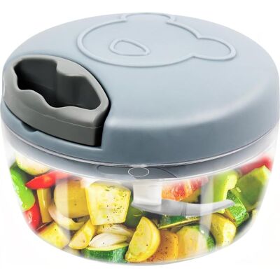Vision Hachoir À Oignons Manuel 500 Ml Avec 3 Lames En Acier Inoxydable, Hachoir À Oignons En Acier Inoxydable, Hachoir Manuel Multiple, Hachoir À Légumes, Hachoir À Oignons Avec Cordon - Publicité Vision Hachoir À Oignons Manuel 500 Ml Avec 3 Lames En Acier Inoxydable, Hachoir À Oignons En Acier Inoxydable, Hachoir Manuel Multiple, Hachoir À Légumes, Hachoir À Oignons Avec Cordon - Publicité