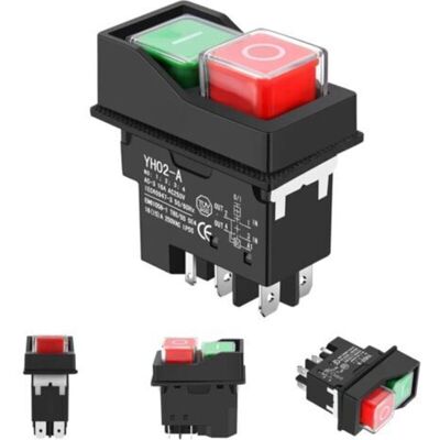 Vision Interrupteur Kjd17 À 5 Broches 16 A 250 V Pour Bétonnière Électrique - Publicité Vision Interrupteur Kjd17 À 5 Broches 16 A 250 V Pour Bétonnière Électrique - Publicité