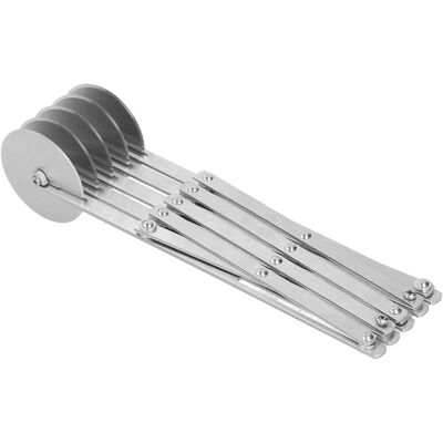 GRASSLIN 1 Coupe-pâte, 5 Roues, Acier Inoxydable, Réglable, Largeur Variable, Cuisine Professionnelle - Publicité GRASSLIN 1 Coupe-pâte, 5 Roues, Acier Inoxydable, Réglable, Largeur Variable, Cuisine Professionnelle - Publicité