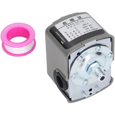 MOXIE Sjlerst Pressostat De Pompe À Eau Interrupteur De Contrôle De Pression Réglable 1/4in Npt Filetage Mâle Ac220v 10a - Publicité MOXIE Sjlerst Pressostat De Pompe À Eau Interrupteur De Contrôle De Pression Réglable 1/4in Npt Filetage Mâle Ac220v 10a - Publicité