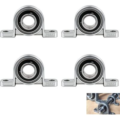 SANS MARQUE Lot De 4 Palier Roulement Avec Support, Bloc À Roulement Alliage Zinc, Palier À Semelle Pour Kp004 20mm Arbre De Transmission, Pièce À Billes Bloc D’oreiller Pour Machine Industrielle, Imprimante 3d - Publicité SANS MARQUE Lot De 4 Palier Roulement Avec Support, Bloc À Roulement Alliage Zinc, Palier À Semelle Pour Kp004 20mm Arbre De Transmission, Pièce À Billes Bloc D’oreiller Pour Machine Industrielle, Imprimante 3d - Publicité