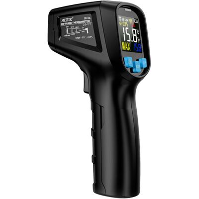 MOXIE Sjlerst Thermomètre Infrarouge Numérique Lcd Sans Contact Portatif -50 À 400 °c, Pyromètre Testeur De Température Ir Industriel Avec Émissivité Réglable - Publicité MOXIE Sjlerst Thermomètre Infrarouge Numérique Lcd Sans Contact Portatif -50 À 400 °c, Pyromètre Testeur De Température Ir Industriel Avec Émissivité Réglable - Publicité
