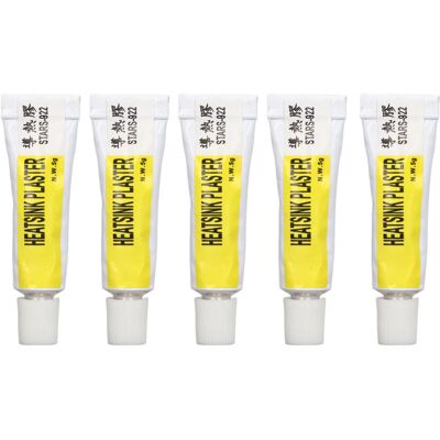 PELTOR Jeffergarden Pâte Thermique Cpu 300 ℃, Graisse De Silicone Isolée Résistante À La Chaleur Pour Imprimante 3d, 5 Pièces - Publicité PELTOR Jeffergarden Pâte Thermique Cpu 300 ℃, Graisse De Silicone Isolée Résistante À La Chaleur Pour Imprimante 3d, 5 Pièces - Publicité