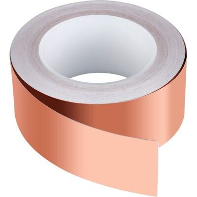 URSUS Ruban De Cuivre 30m X 50mm, Premium Feuille De Cuivre Bande Ruban Adhésif Emc Blindage Ruban Adhésif Pour Blindage Emi, Artisanat, Anti-limaces, Reparations Electriques, Circuits Papier - Publicité URSUS Ruban De Cuivre 30m X 50mm, Premium Feuille De Cuivre Bande Ruban Adhésif Emc Blindage Ruban Adhésif Pour Blindage Emi, Artisanat, Anti-limaces, Reparations Electriques, Circuits Papier - Publicité