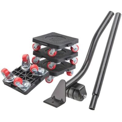 SCORPIO Chariot De Transport Pour Meubles Lourds – Roulettes Pivotantes 360° – Capacité De Charge 400 Kg – Roulettes En Caoutchouc Non Abrasives - Publicité SCORPIO Chariot De Transport Pour Meubles Lourds – Roulettes Pivotantes 360° – Capacité De Charge 400 Kg – Roulettes En Caoutchouc Non Abrasives - Publicité