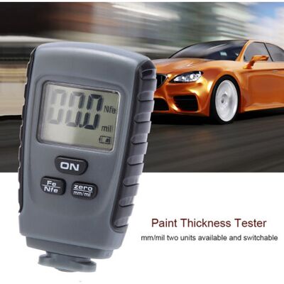 ABYSSE Mini Testeur D'Épaisseur De Peinture À Écran Lcd Numérique, Jauge De Mesure De Revêtement De Voiture, Outil De Test - Publicité ABYSSE Mini Testeur D'Épaisseur De Peinture À Écran Lcd Numérique, Jauge De Mesure De Revêtement De Voiture, Outil De Test - Publicité