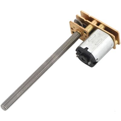 ABYSSE Moteur À Engrenages 12 V 1024ga20, Filetage Inversé N20, Arbre M4 X 55 Mm (6 V, 30 Tr/min) - Publicité ABYSSE Moteur À Engrenages 12 V 1024ga20, Filetage Inversé N20, Arbre M4 X 55 Mm (6 V, 30 Tr/min) - Publicité