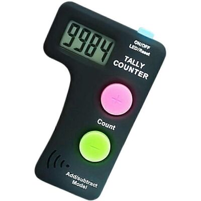 FLAMMKRAFT Compteur Électronique Manuel 0-9999, Compteur De Pointage, Addition Et Soustraction - Publicité FLAMMKRAFT Compteur Électronique Manuel 0-9999, Compteur De Pointage, Addition Et Soustraction - Publicité