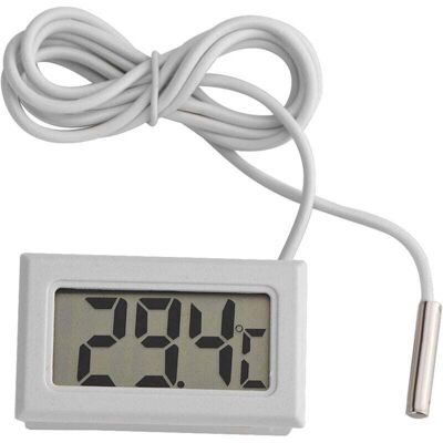 OEM Thermomètre Numérique. Mini Indicateur De Température Numérique À Affichage Led Avec Capteur De Sonde De 1 M. Thermomètre Numérique Lcd Pour Aquarium. Incubateur. Serre - Publicité OEM Thermomètre Numérique. Mini Indicateur De Température Numérique À Affichage Led Avec Capteur De Sonde De 1 M. Thermomètre Numérique Lcd Pour Aquarium. Incubateur. Serre - Publicité