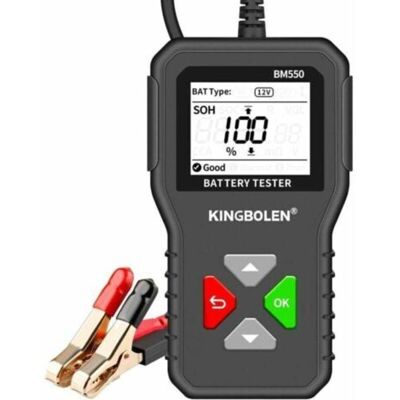 SANS MARQUE Testeur De Batterie Numérique 6v 12v 24v – Plage De Test 100-2000 Cca – Écran Hd 1,8" – Précision 99,5% – Protection Inversion De Polarité - Cca 2-200 Ah - Publicité SANS MARQUE Testeur De Batterie Numérique 6v 12v 24v – Plage De Test 100-2000 Cca – Écran Hd 1,8" – Précision 99,5% – Protection Inversion De Polarité - Cca 2-200 Ah - Publicité