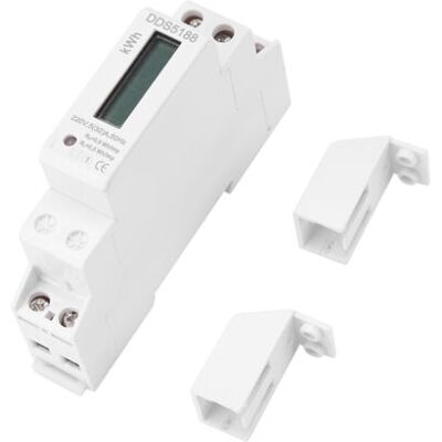 ABYSSE Compteur Électrique Électronique Lcd 220 V Monophasé Sur Rail Din 5-32 A - Publicité ABYSSE Compteur Électrique Électronique Lcd 220 V Monophasé Sur Rail Din 5-32 A - Publicité