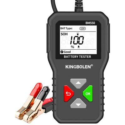 OEM Testeur De Batterie - Bm550 - 6 V, 12 V, 24 V - 100-2000 Cca - Analyseur Numérique - Protection Contre L'Inversion De Polarité - Publicité OEM Testeur De Batterie - Bm550 - 6 V, 12 V, 24 V - 100-2000 Cca - Analyseur Numérique - Protection Contre L'Inversion De Polarité - Publicité