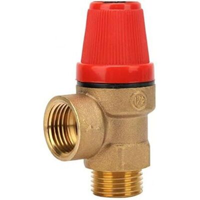 Scotch Soupapes De Décharge À Filetage Mâle 1/2" - Soupape De Sécurité En Laiton Pour Eau/huile/gaz (3 Bar) - Publicité Scotch Soupapes De Décharge À Filetage Mâle 1/2" - Soupape De Sécurité En Laiton Pour Eau/huile/gaz (3 Bar) - Publicité