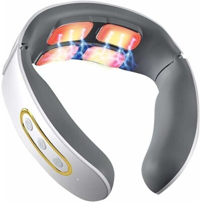 Melissa Dispositif De Soutien Cervical Électrothérapie - Chauffage Par Impulsions Rechargeable - Commande Vocale - 4 Têtes (blanc) - Publicité Melissa Dispositif De Soutien Cervical Électrothérapie - Chauffage Par Impulsions Rechargeable - Commande Vocale - 4 Têtes (blanc) - Publicité