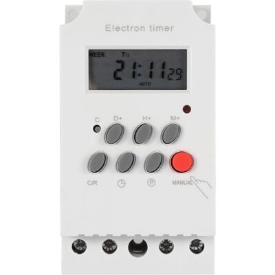 OEM Minuterie Numérique Kg316t-ii 30a, Interrupteur De Contrôle Horaire Électronique Programmable (ac-dc 12v) - Publicité OEM Minuterie Numérique Kg316t-ii 30a, Interrupteur De Contrôle Horaire Électronique Programmable (ac-dc 12v) - Publicité