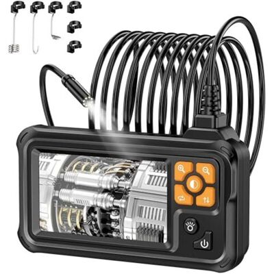Scotch Endoscope Numérique Industriel Hd 1080p, Caméra D'Inspection Endoscopique Ips 4,3 Pouces Avec Guide-fil Portable Étanche Ip67, 8 Led Et Câble Semi-rigide - Publicité Scotch Endoscope Numérique Industriel Hd 1080p, Caméra D'Inspection Endoscopique Ips 4,3 Pouces Avec Guide-fil Portable Étanche Ip67, 8 Led Et Câble Semi-rigide - Publicité