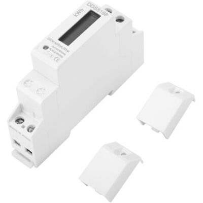 ABYSSE Compteur Électrique Numérique Lcd 220 V Dds5188 Sur Rail Din 5-25 A Pour Compteur De Kilowattheures (kwh) - Publicité ABYSSE Compteur Électrique Numérique Lcd 220 V Dds5188 Sur Rail Din 5-25 A Pour Compteur De Kilowattheures (kwh) - Publicité