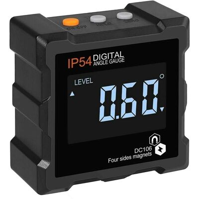 URSUS Inclinomètre Numérique Lcd 360° Inclinomètre Numérique Magnétique Inclinomètre Électronique, Arrêt Automatique, Avec Rétroéclairage Magnétique, 4 Côtés Magnétiques, Étanche Ip54 (avec Piles) - Publicité URSUS Inclinomètre Numérique Lcd 360° Inclinomètre Numérique Magnétique Inclinomètre Électronique, Arrêt Automatique, Avec Rétroéclairage Magnétique, 4 Côtés Magnétiques, Étanche Ip54 (avec Piles) - Publicité