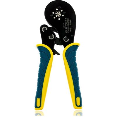 Vision Tigrezy - Pince À Sertir Tube Cosse Capacité De Sertissage 0,08 - 16mm ²- Jaune, Vert - Publicité Vision Tigrezy - Pince À Sertir Tube Cosse Capacité De Sertissage 0,08 - 16mm ²- Jaune, Vert - Publicité