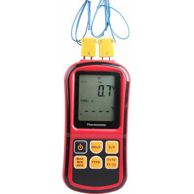 Scotch Thermomètre Thermocouple Thermomètre Industriel Thermomètre Double Canal - Testeur De Température - Rétroéclairage Lcd,de - Publicité Scotch Thermomètre Thermocouple Thermomètre Industriel Thermomètre Double Canal - Testeur De Température - Rétroéclairage Lcd,de - Publicité