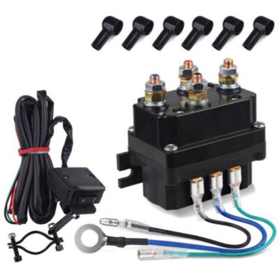 SANS MARQUE Relais De Contacteur Solénoïde De Treuil 12v 250a – Pour Treuils 3000-5000 Lb – Acier Allié Résistant Aux Intempéries – Installation Facile - Publicité SANS MARQUE Relais De Contacteur Solénoïde De Treuil 12v 250a – Pour Treuils 3000-5000 Lb – Acier Allié Résistant Aux Intempéries – Installation Facile - Publicité
