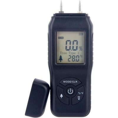SANS MARQUE Humidimètre Pour Bois - 4 Types De Mesure - Grand Écran Lcd - Détect D'Humidité Numérique Avec Fonction De Compensation De Température (noir) - Publicité SANS MARQUE Humidimètre Pour Bois - 4 Types De Mesure - Grand Écran Lcd - Détect D'Humidité Numérique Avec Fonction De Compensation De Température (noir) - Publicité