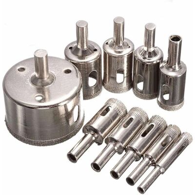 URSUS Kit De Scies Cloches Diamantées Pour La Découpe De Verre, De Carrelage, De Céramique, De Marbre (8 Mm, 10 Mm, 12 Mm, 14 Mm, 16 Mm, 18 Mm, 20 Mm, 22 Mm, 26 Mm, 50 Mm) - Publicité URSUS Kit De Scies Cloches Diamantées Pour La Découpe De Verre, De Carrelage, De Céramique, De Marbre (8 Mm, 10 Mm, 12 Mm, 14 Mm, 16 Mm, 18 Mm, 20 Mm, 22 Mm, 26 Mm, 50 Mm) - Publicité