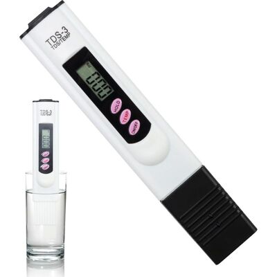 Vision Testeur Numérique De Qualité De L'Eau Tds, Écran Lcd, Plage De Mesure De 0 À 9990 Ppm, Précision De Lecture De 2 %, Portable - Publicité Vision Testeur Numérique De Qualité De L'Eau Tds, Écran Lcd, Plage De Mesure De 0 À 9990 Ppm, Précision De Lecture De 2 %, Portable - Publicité