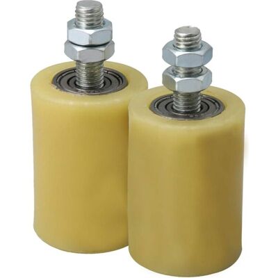 MOXIE M12 50 X 70mm Roulement Rouleaux En Acier Pp Roue De Guidage Avec 6201 Roulement Insert Pour Porte Lectrique Pack De 2 - Publicité MOXIE M12 50 X 70mm Roulement Rouleaux En Acier Pp Roue De Guidage Avec 6201 Roulement Insert Pour Porte Lectrique Pack De 2 - Publicité