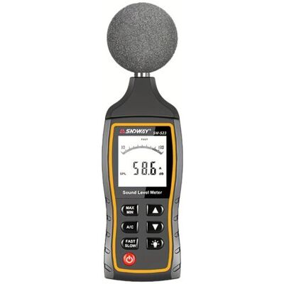 ABYSSE Décibelmètre Numérique Professionnel Haute Précision Sonomètre Portable Avec Pondération A/c, Plage De Mesure 30–130 Db Pour Usage Industriel Et Domestique - Publicité ABYSSE Décibelmètre Numérique Professionnel Haute Précision Sonomètre Portable Avec Pondération A/c, Plage De Mesure 30–130 Db Pour Usage Industriel Et Domestique - Publicité