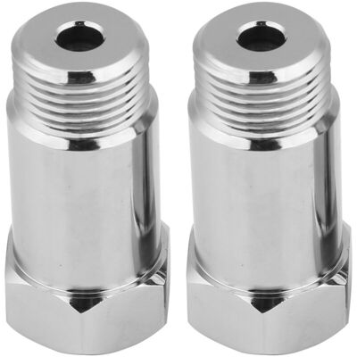 PELTOR Jeffergarden Lot De 2 Adaptateurs D'Élimination Du Voyant Moteur M181,5 De 45 Mm, Entretoise D'Extension De Sonde Lambda Argentée - Publicité PELTOR Jeffergarden Lot De 2 Adaptateurs D'Élimination Du Voyant Moteur M181,5 De 45 Mm, Entretoise D'Extension De Sonde Lambda Argentée - Publicité
