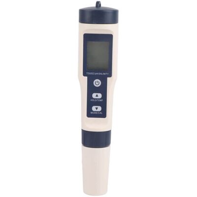 PELTOR Jeffergarden Testeur De Qualité De L'Eau Multifonctionnel Portable Numérique 5 En 1 : Ph/salinité/température/tds/ec - Publicité PELTOR Jeffergarden Testeur De Qualité De L'Eau Multifonctionnel Portable Numérique 5 En 1 : Ph/salinité/température/tds/ec - Publicité