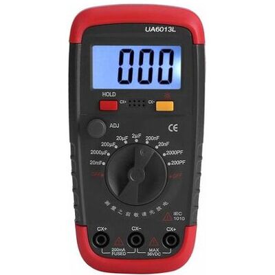 Vision Capacimètre Professionnel, Testeur De Capacité Numérique 0,1 Pf - 20000uf, Avec Compteur De Capacité À Rétroéclairage Lcd - Publicité Vision Capacimètre Professionnel, Testeur De Capacité Numérique 0,1 Pf - 20000uf, Avec Compteur De Capacité À Rétroéclairage Lcd - Publicité